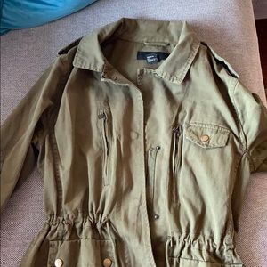Forever 21 green cargo jacket
